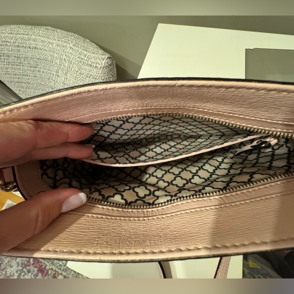 Kate Spade 14K plated Angelica Ballet Slipper Pink Leather Crossbody Bag - Picture 6 of 8